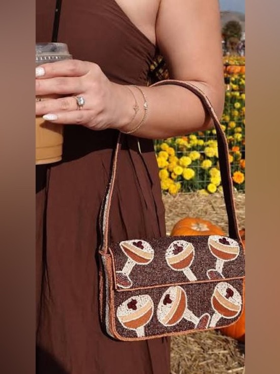 Maeve Handbags - Maeve Fiona Beaded Bag Espresso Martini Edition, NWT ☕️ 🍸